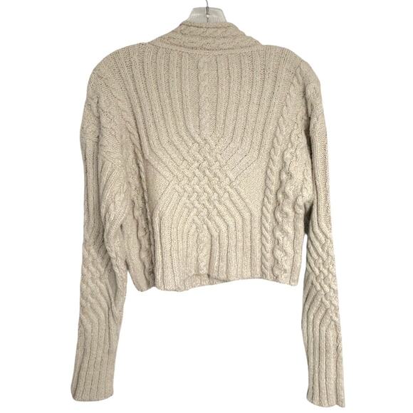 Free People Icicle Embellished Sweater Women’s S Mock Neck Rhinestone NEW - Picture 3 of 7